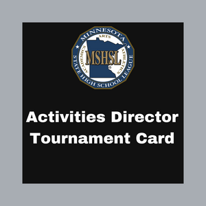 Activities Director Tournament Card 2025-2026