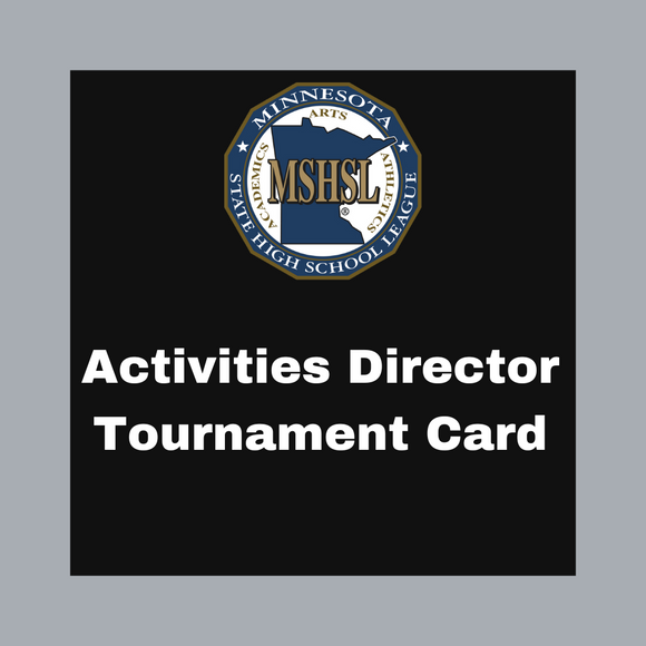 Activities Director Tournament Card 2025-2026