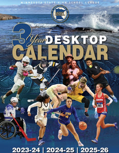 MSHSL 3-Year League Desktop Calendar 2023-2026