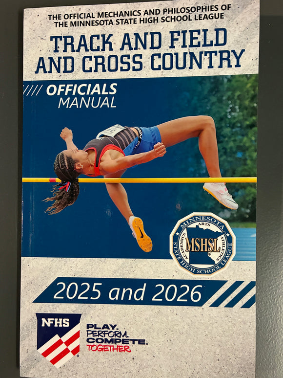 Track and Field and Cross Country Officials Manual 2025 - 2026