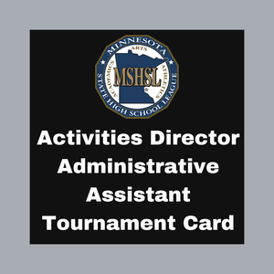 AD Administrative Assistant Tournament Card 2025-2026