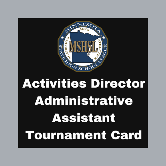 AD Administrative Assistant Tournament Card 2025-2026