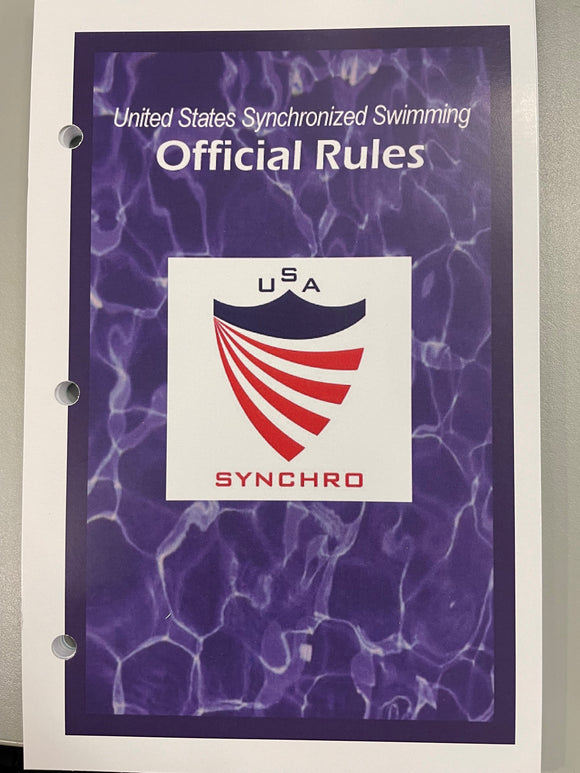 Synchronized Swimming (Girls) Rules Book USSSA